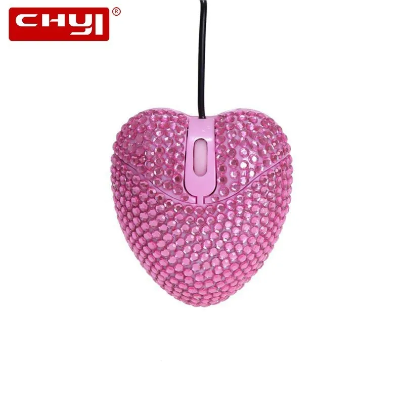 

Computer Mouse Wired Mini Optical Usb Mause Creative Portable Cute Love Heart Shape Gift PC Mice For Girl Friend Kids For Laptop
