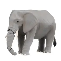 Реалистичные очаровательны слон животных модель, имитирующая когнитивных дикой природы слоны в африканском стиле унисекс Животные