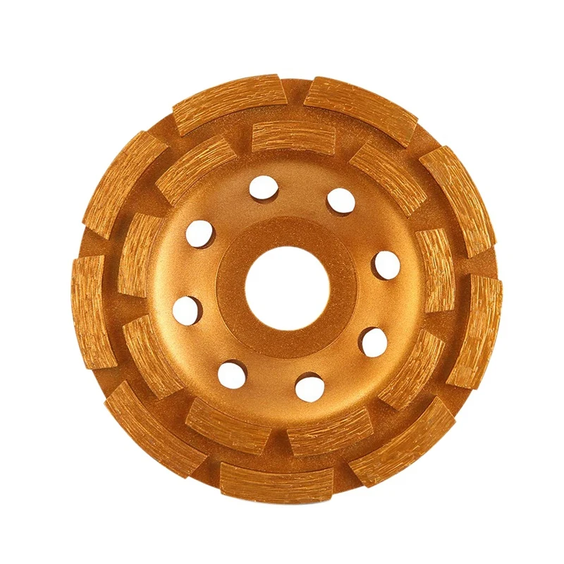 

1 Pcs Diamond Bowl Grinding Plate 105Mm Double Row Grinding Wheel Stone/Marble Grinding Wheel