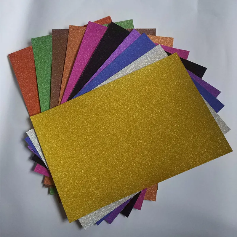 A4 Kilat Bubuk Glitter Kerajinan Kertas Karton  Kertas  