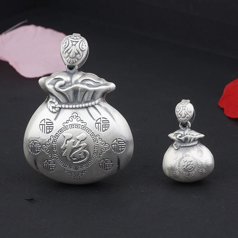 

2019 New Asg Choker Necklace Product 999 Fine Matte Both Ferro Buford Purse Pendant For Women Sweater Restoring Ancient Ways