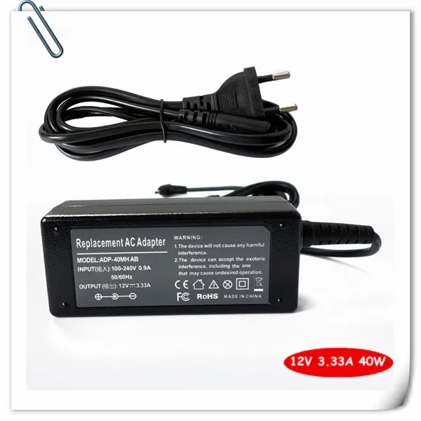 12V 3.33A AC Adapter Charger for Samsung Chromebook XE303C12-A01US AD-4012NHF A12-040N1A Notebook Power Supply Cord