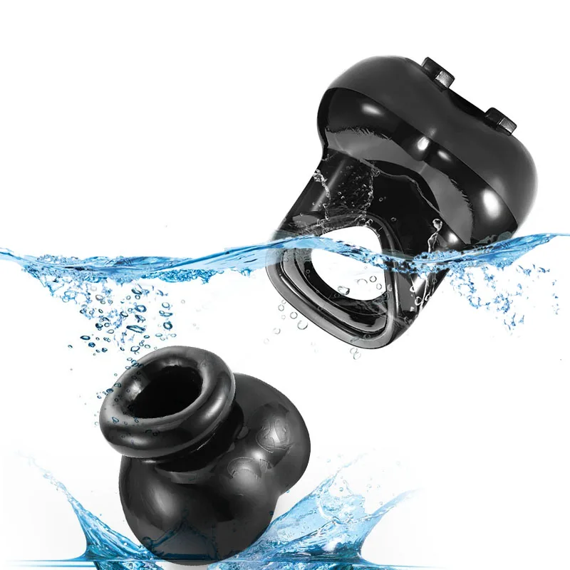 Male Scrotum Sleeves Bondage Ring Chastity Cage Lock Sperm Cock Rings Sex Toys For Men | Красота и здоровье