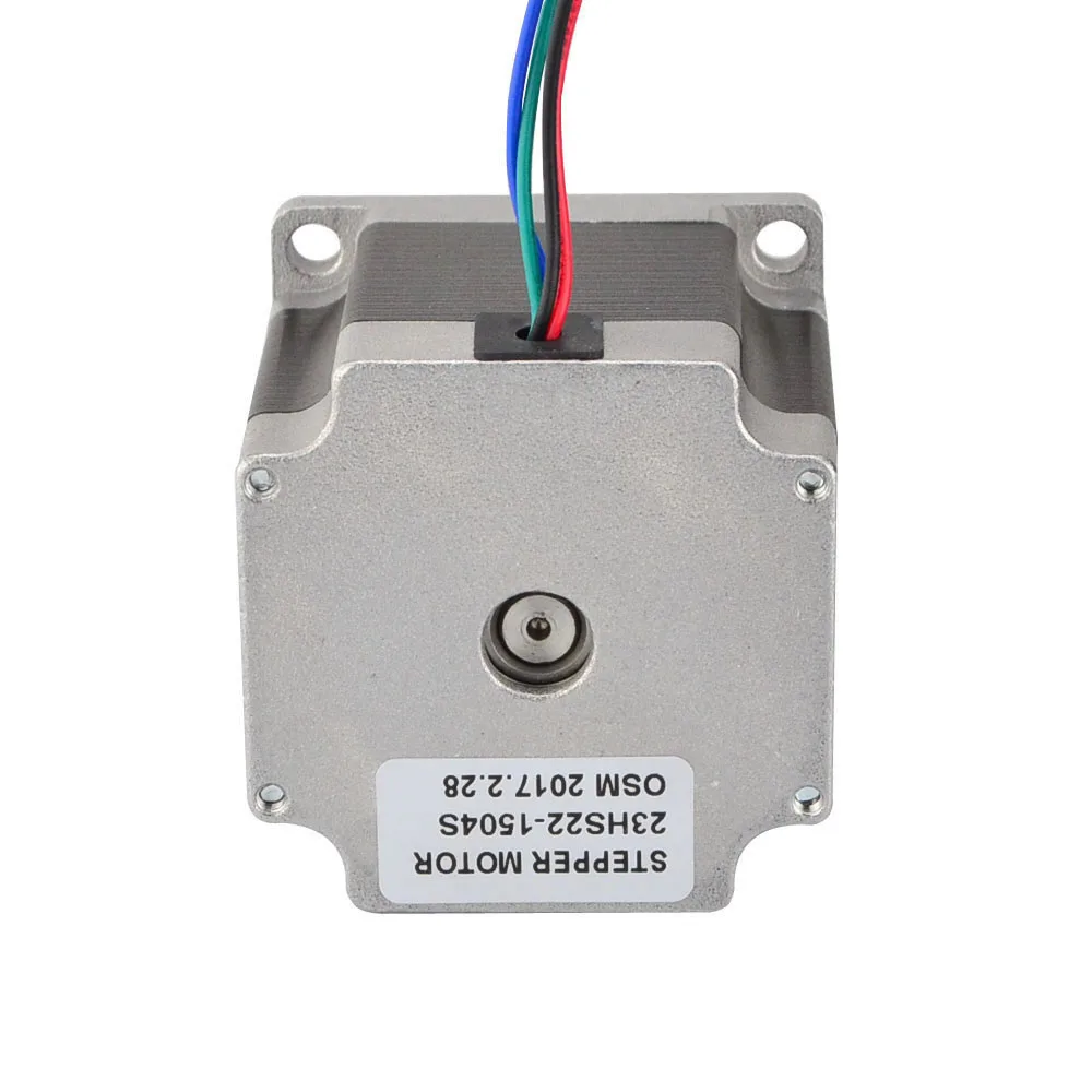 Nema 23 шаговый двигатель 4 lead 56 мм 1.5A 1.16Nm (164.3oz.in) Nema23 D cut вал для фрезерного станка с