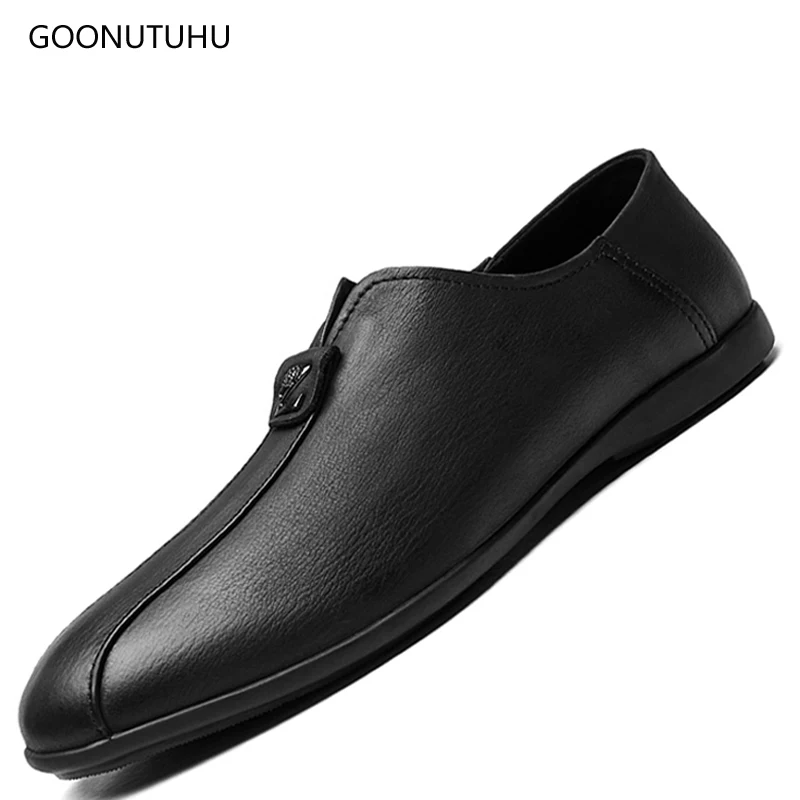 Mode Homme white Occasionnels Hommes Véritable Volant Chaussures En Black Et Mocassins De Noir Jeune Pour Blanc Conduite Respirant Cuir Slip on nXwOPk80