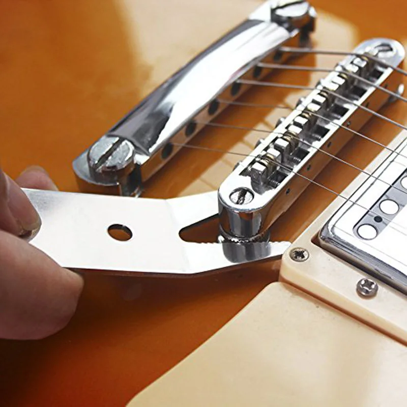 Карманный гитарный гаечный ключ ручка инструмента Многофункциональный гаечный ключ из нержавеющей стали Jack тюнер для бас-гитара, мандолинист