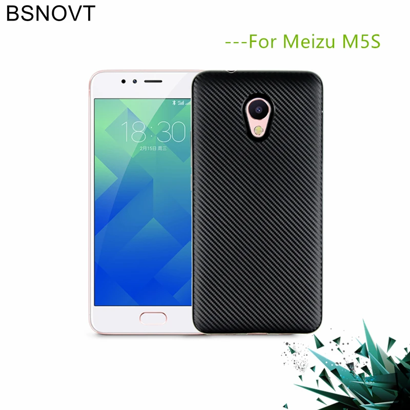 Чехол для Meizu M5S Meilan 5S мягкий чехол из углеродного волокна тонкий ударопрочный ТПУ