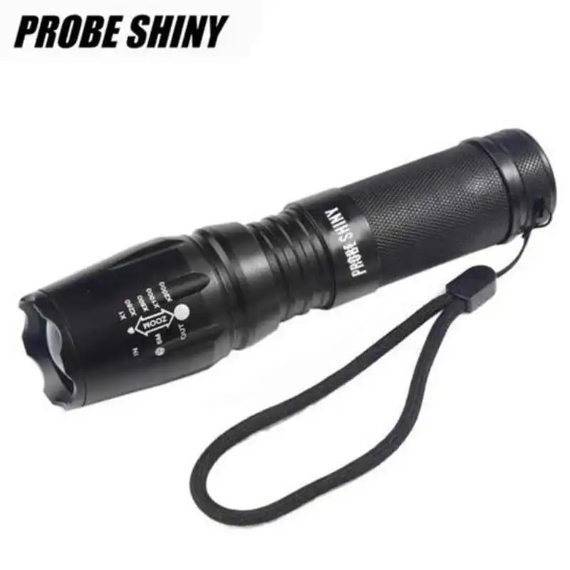 G700 X800 LED Zoom Military Grade Tactical Flashlight Battery 18650