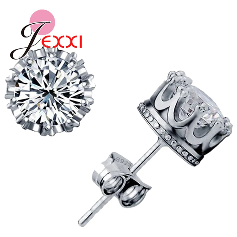 Commercio all/'ingrosso 925 Argento Sterling Orecchini Tappi Retro gioielli Stud scoperte