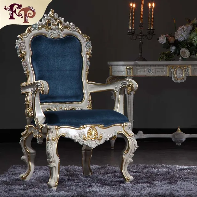 Antique Hand Carved Furniture Baroque Handcraft Dining Room Chair-in antique hand carved furniture - baroque handcraft dining room chair - Antique Hand Carved Furniture Baroque Handcraft Dining Room Chair-in