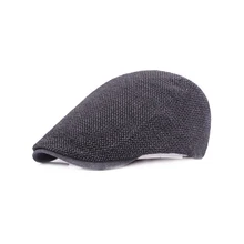 Открытый берет среднего возраста сплошной кость солнцезащитная Кепка унисекс солнцезащитный крем дышащие весенние летние шляпы Козырьки с хлопком