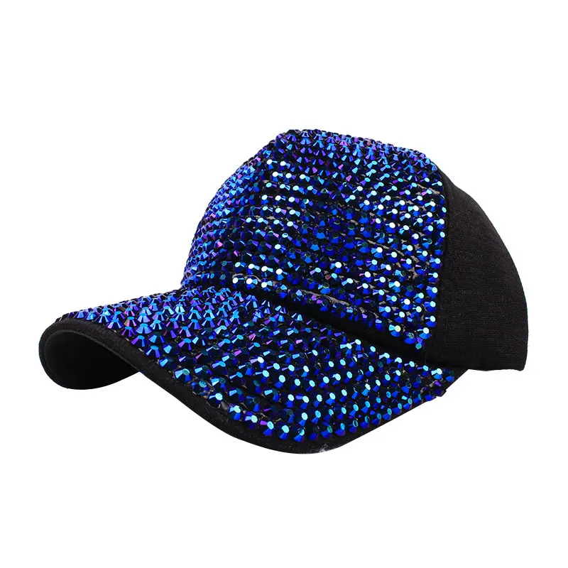 Buy Luxury Bling Rhinestones Pearl Sequins Baseball
