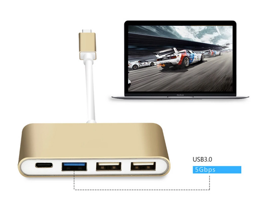 Type C Charger Converter UBS 3.1 Type C To USB 3.0/2.0/USB C Charging