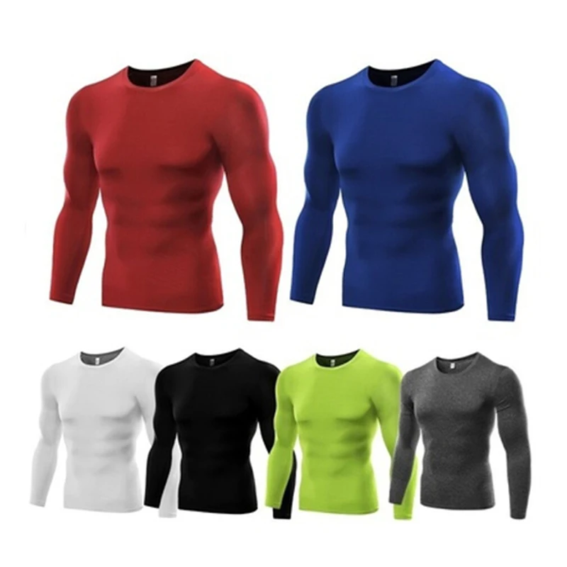 Mens Fitness Short Sleeve Rashguard T-Shirt Bodybuilding Skin Tight-Drying Tops Green