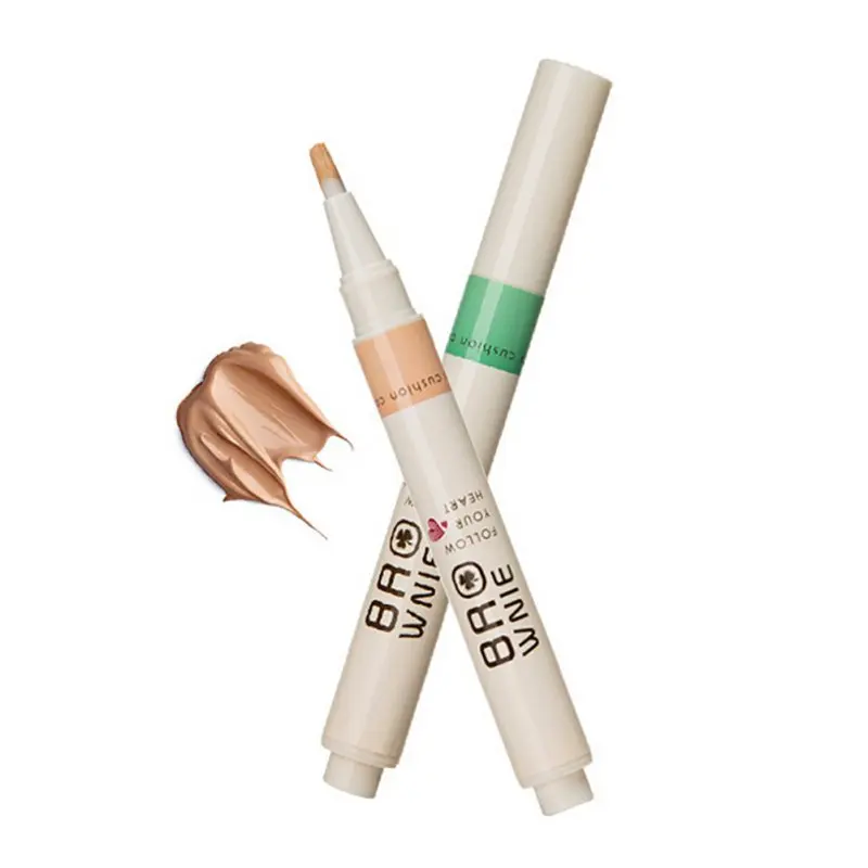 New Face Liquid Concealer Pencil with Brush Highlighter Camouflage Pen