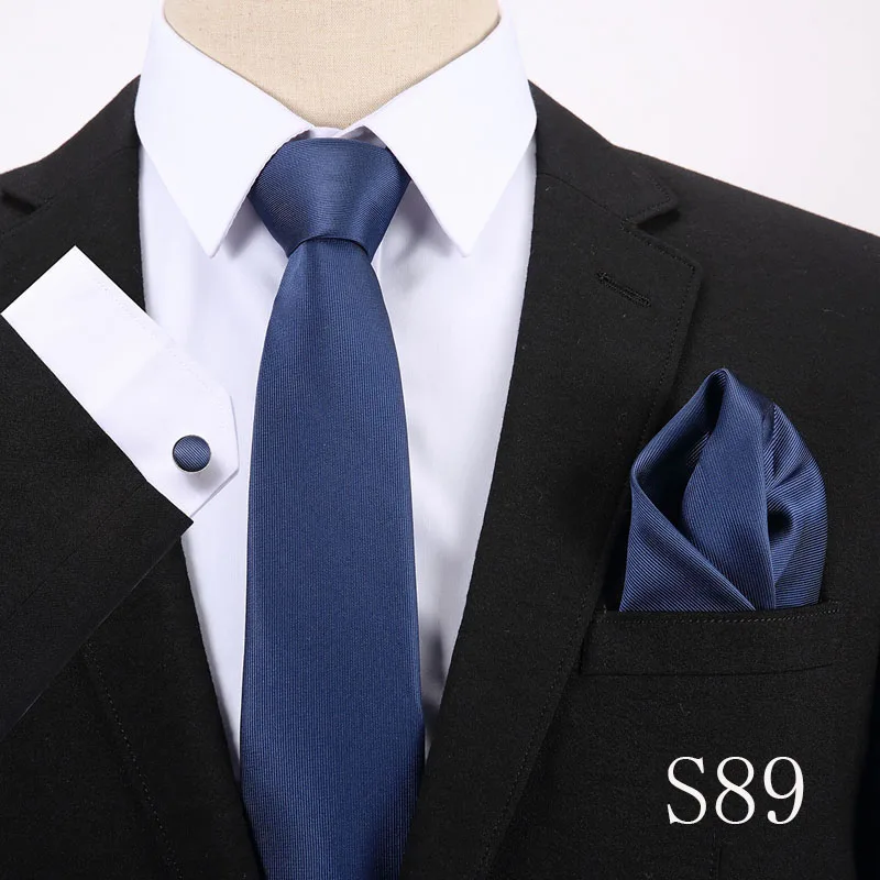 2019 подарок для Для мужчин 100% шёлковый жаккардовый тканый галстук носовой платок запонки устанавливает для официального Свадебная деловая