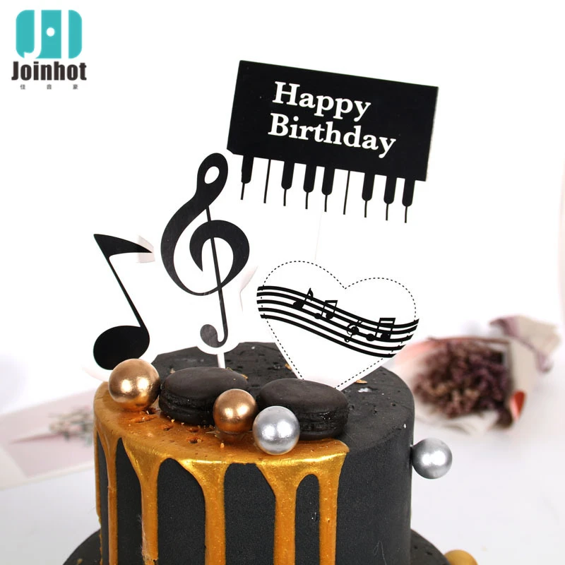 Kuchen Streifen Zinklegierung+Strass Material "Happy Birthday" Kuchen Dekoration
