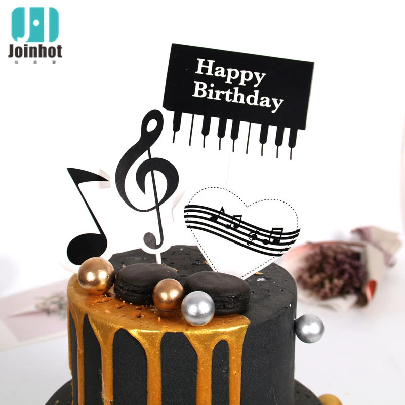 Piano Gateau Anniversaire Gateau Toper Cuisson Decoration Pendentif Fete Fournitures Simulation Fleur Gateau Topper Enfant Anniversaire Aliexpress