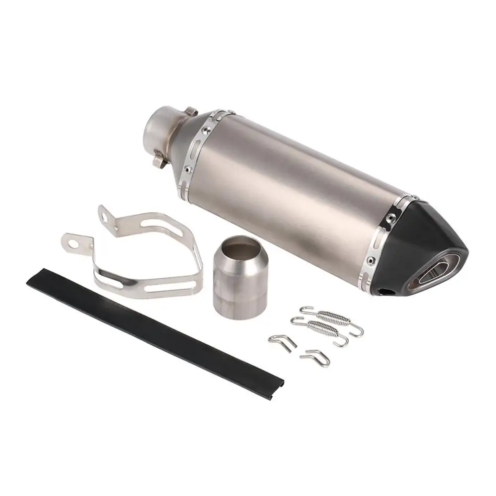 

Carbon Fiber Motorcycle Exhaust Pipe XLJ235-SH04 Matte Black Motorbike Muffler