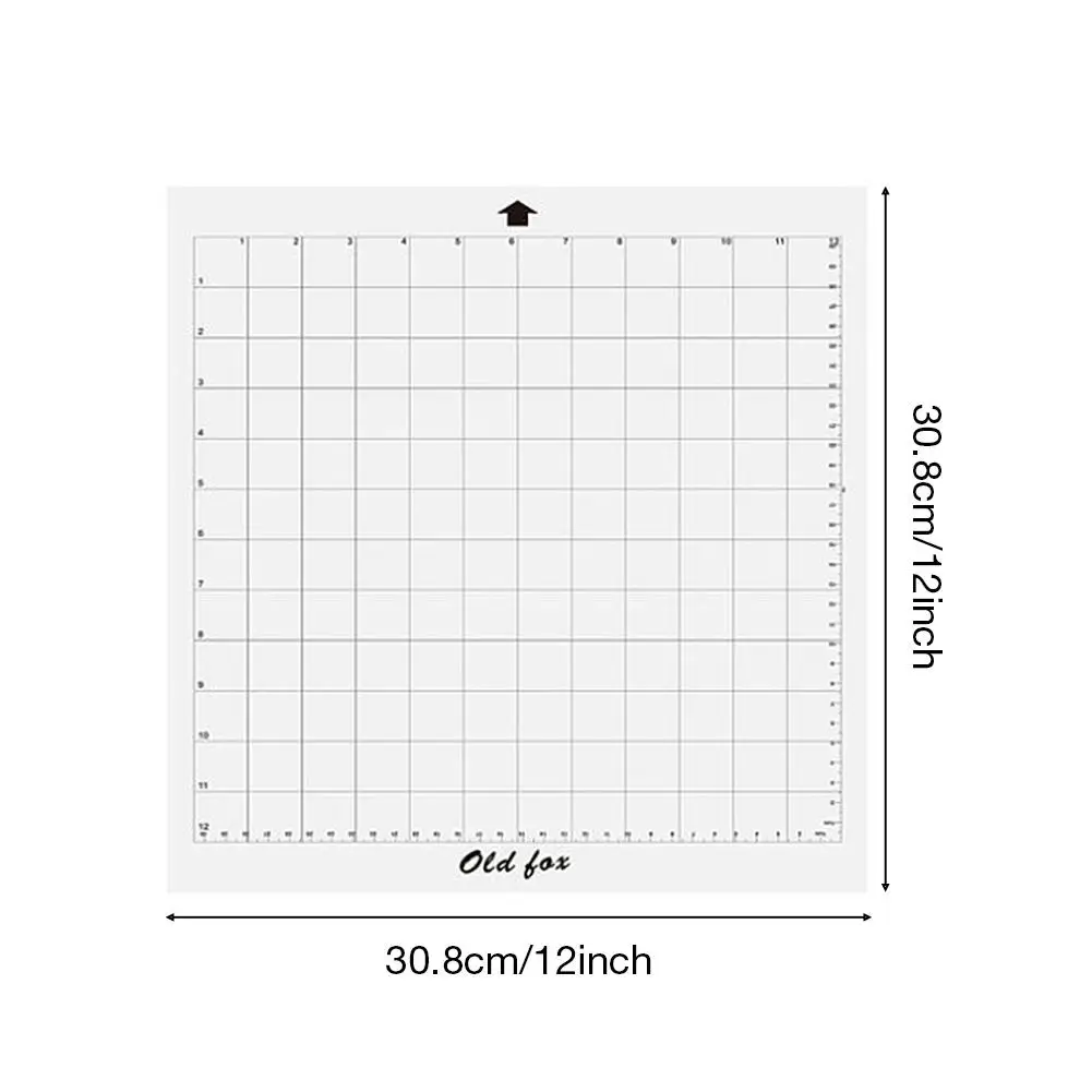 3 шт. сменный коврик для резки прозрачный липкий коврик с измерительной сеткой 12 на 12 дюймов для плоттер силуэта