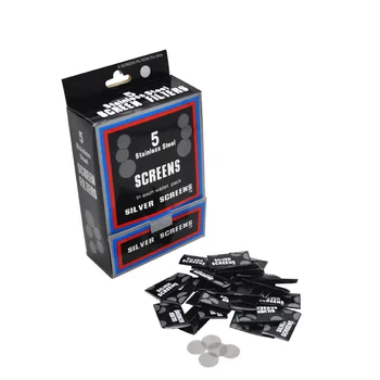 

20Packs/100pcs/lot Diameter 17MM Metal Pipe Screens Vaporizer Smoking Pipe Accessories