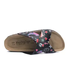 12 цветов, модные пляжные пробковые сандалии, тапочки, повседневные тапки, летние женские пляжные шлёпанцы, тапочки на плоской подошве