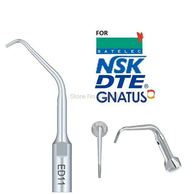 

2 шт. ED11 ультразвукового аппарата для снятия зубного камня скелерные наконечники для SATELEC GNATUS DTE HU-FREIDY наконечник стоматологические инструменты