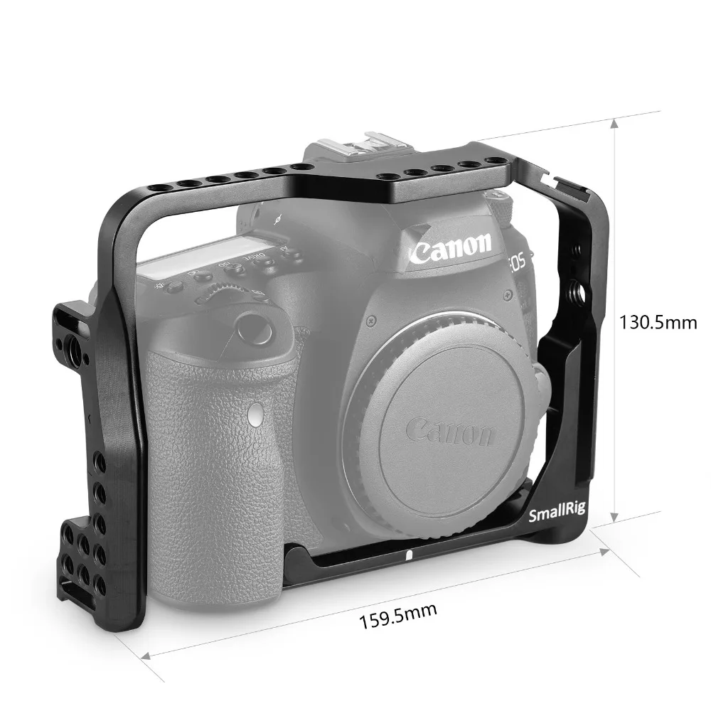 Клетка для цифровой зеркальной камеры SmallRig для Canon 6D Mark II с встроенной быстроразъемной пластиной Arca Swiss 2142