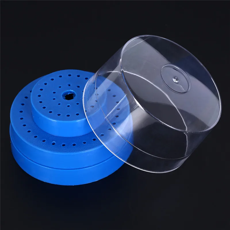1 pcs Nail Drill Bit Holder Stand Displayer Organizer Container Transparent Cover Manicure Art Tool | Красота и здоровье