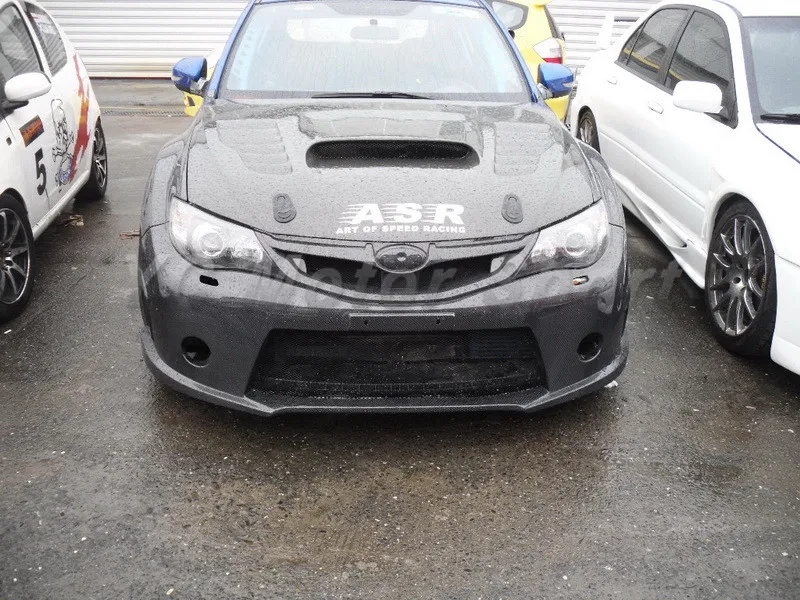 2008-2010 Subaru Impreza  GRB WRX STI OEM Style Front Grille FRP (6)