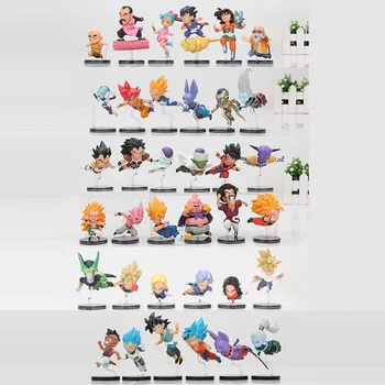 

36pcs/set Dragon Ball Z The Historical Goku Majin Buu Vegetto Frieza Raditz Piccolo Vegeta PVC Figure Toy Model Collection