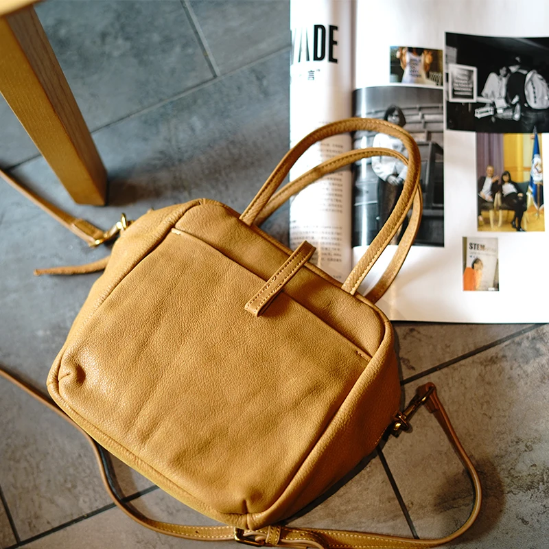 WOONAM, Женская Изысканная сумка, ограниченная серия, топ, скрывает, настоящая итальянская телячья кожа, маленькая сумка-торба на молнии WB787