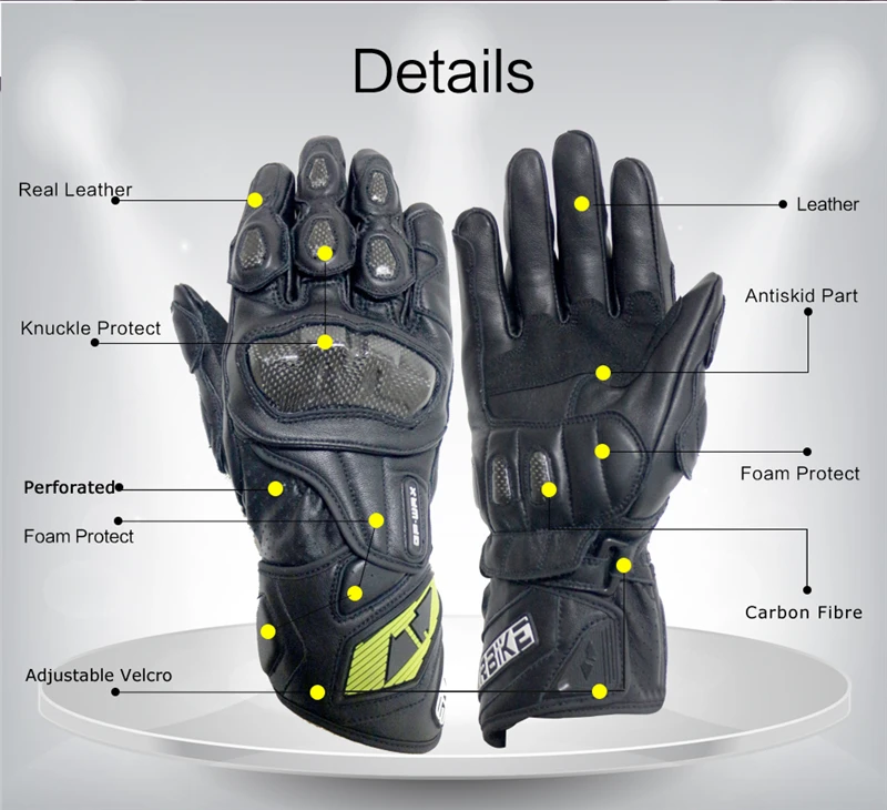 Мотоциклетные перчатки GP PRO для мужчин кожаные длинные полный палец мужские мотоциклетные перчатки из натуральной козьей кожи для велоспорта и мотокросса Luvas