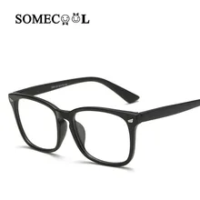 SomeCool Zonnebril Dames Модные женские и мужские Оптические очки прозрачные линзы, очки Oculos de grau feminino с металлическими заклепками n550