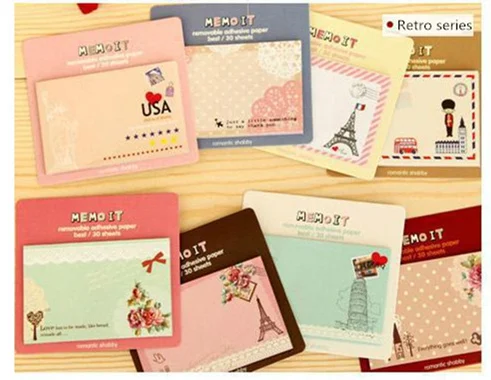 Корейский милый блокнот для заметок мультфильм творческий удобство стикер meno it 3 шт./лот