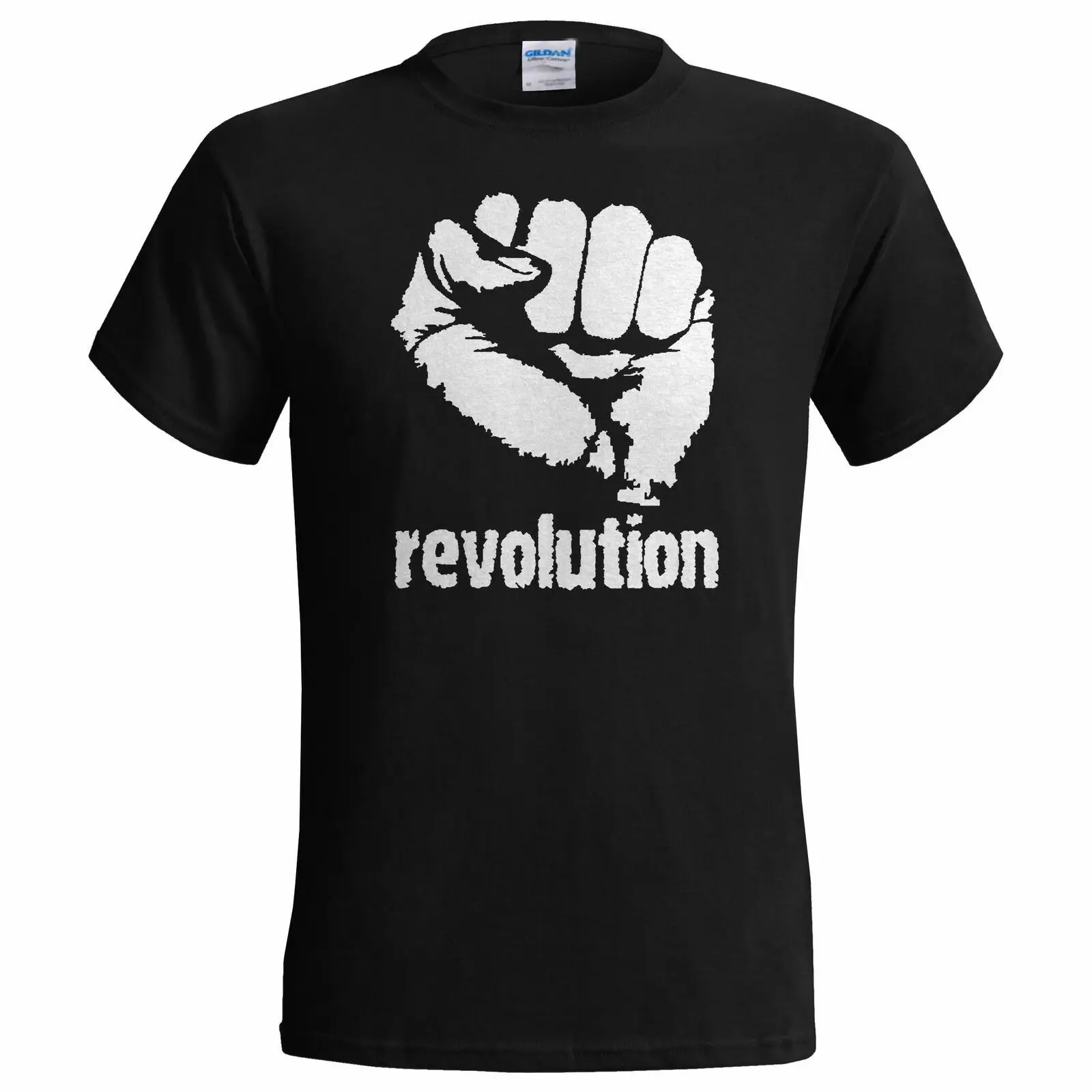 Revolution Fist Mens T Shirt Rage Against The Machine Anti Establishment2019 fashionable Brand 100%cotton Printed Round Neck T-s | Мужская