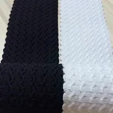 2 метра 6 см ширина одежды эластичная лента белый черный Нежная кружевная отделка стрейч сетка кружева DIY аксессуары ручной работы швейный материал