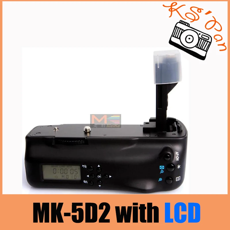 

MeiKe MK-5DIIL, MK-5D2 5D mark II with LCD Battery Grip for Canon 5D mark II 5D2 Digital Camera