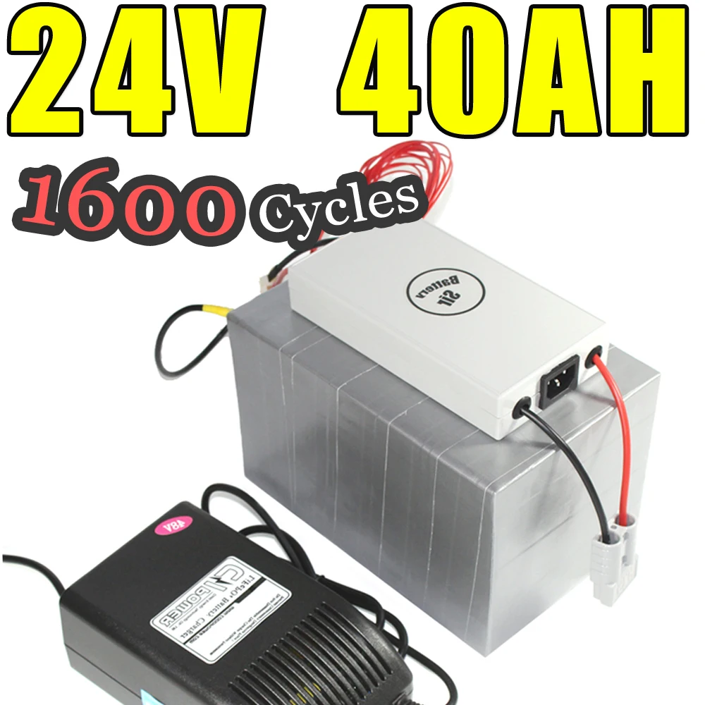 24v 40ah lifepo4 аккумулятор для 500W 1000W 1500W электрический велосипед скутер батарея 24V ebike