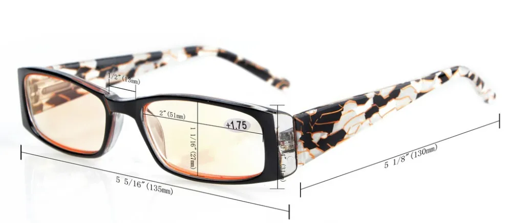 CG006 женские компьютерные очки с мраморным узором Arms янтарные тонированные компьютерные очки+ 0,00