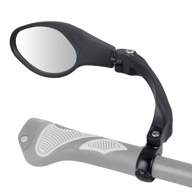 

Bicycle Mirror W/Unbreakable Stainless Steel Lens High Impact Frame Alloy Open Clamp Adjustable Angles Wide Clear View