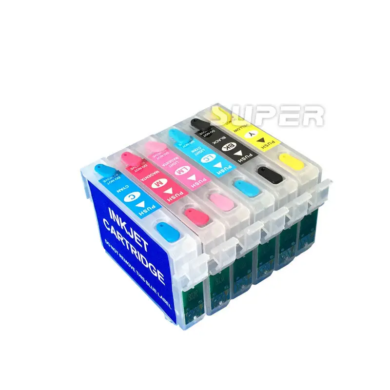 T0791 T0796 Refillable ink cartridges with ARC chips EMPTY 79 for Epson