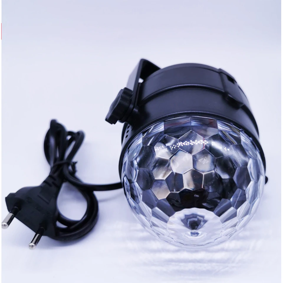 3 Вт Led диско E27 светильник сценический светильник s шар Звуковая активация лазерный проектор Эффект лампа светильник для дома Рождественские вечерние украшения