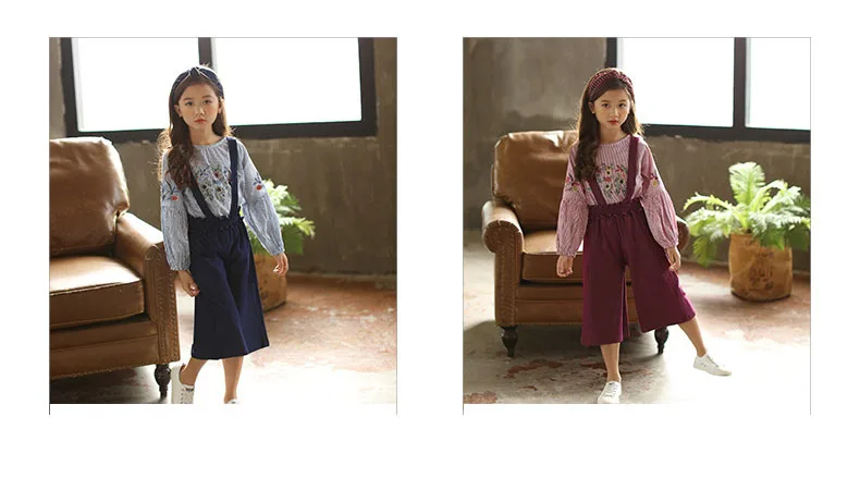 embroidery kids girl clothes 2 pcs set spring summer 2018 blouses tops and pants set for girls clothing sets baby children suits 12 3 4 2 5 6 7 8 9 10 11 12 13 yeras little teenage girls clothing sets summer girls sets 2018 (6)