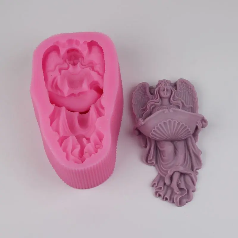 3D силиконовая форма для мыла Angel сказочная полимерная глина формы свечей