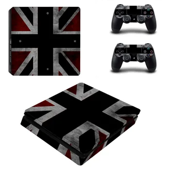 

UK United Kingdom Flag PS4 Slim Skin Sticker Decal for Sony PlayStation 4 Console and Controller PS4 Slim Skins Stickers Vinyl