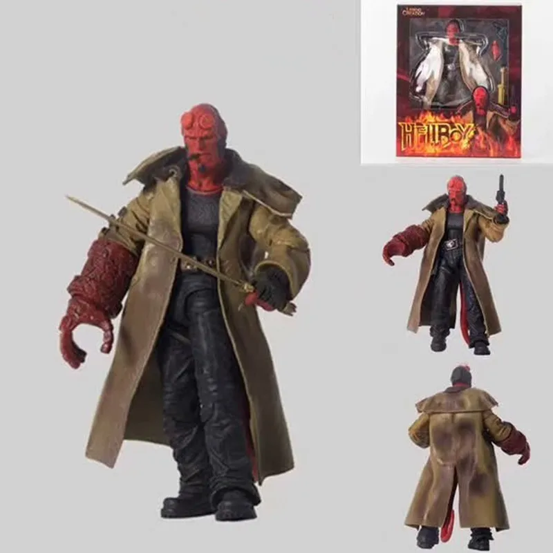 

6inch Hellboy Movable 2nd Generation C Model PVC Action Figure Collectible Model Toy