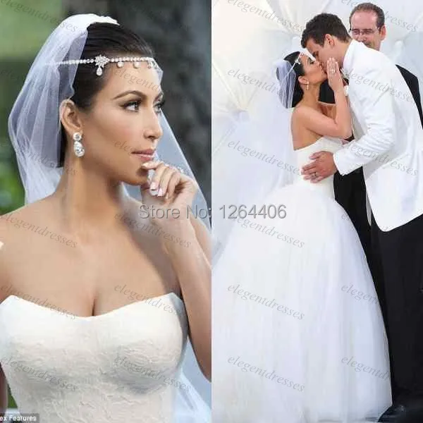 Free Shipping Sweetheart Neckline Ball Gown Bridal Gown Court