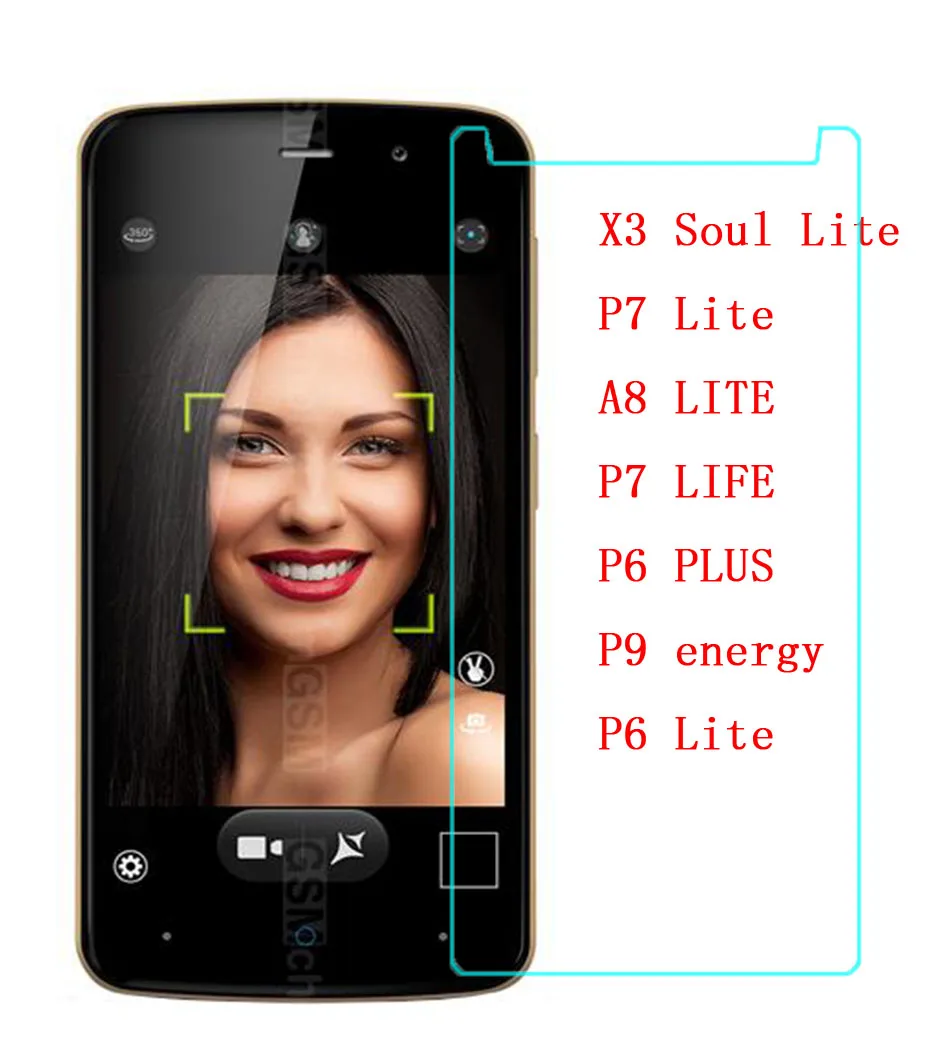 

For Allview X3 Soul Lite / Allview P7 Lite/ A8 LITE/ P7LIFE/P6 PLUS/ P9 energy /P6Lite Transparent explosion-proof glass