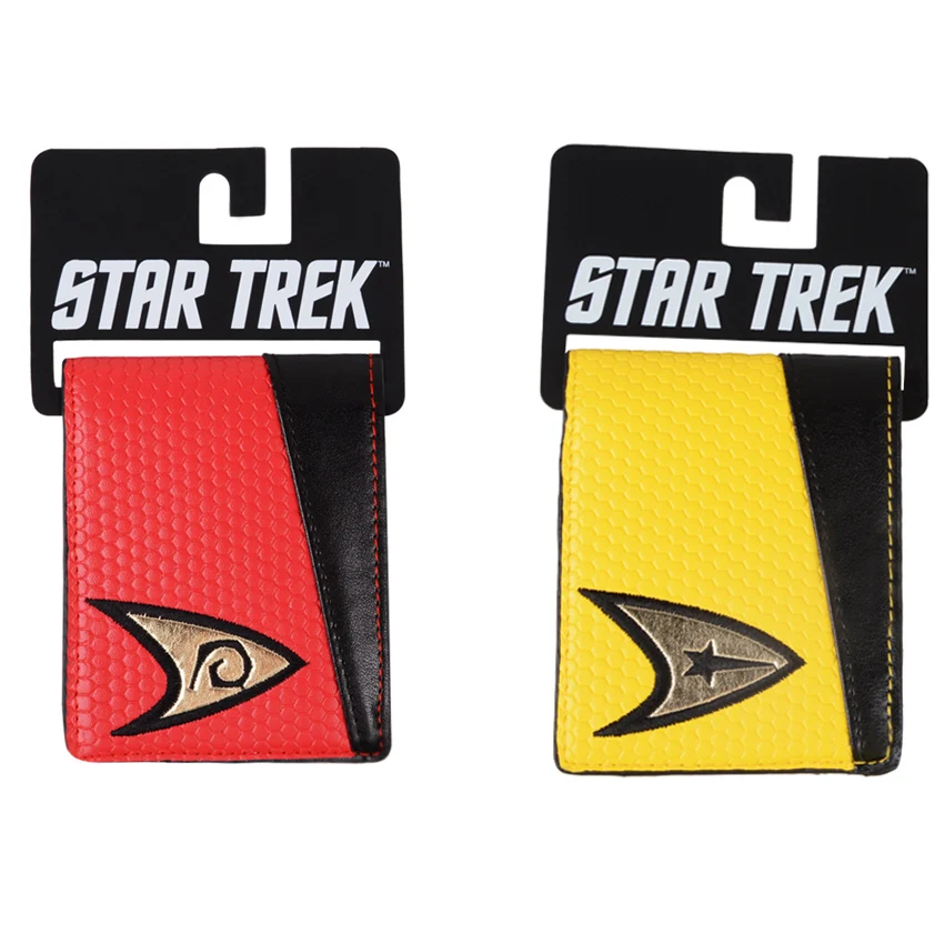 

Star Trek Wallet Bi-fold Wallet With Tag Yellow & Red